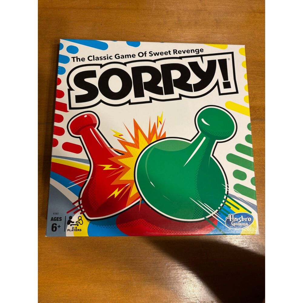 Hasbro Sorry! Board Game A5065 2020 Classic Family Game 2-4 Players